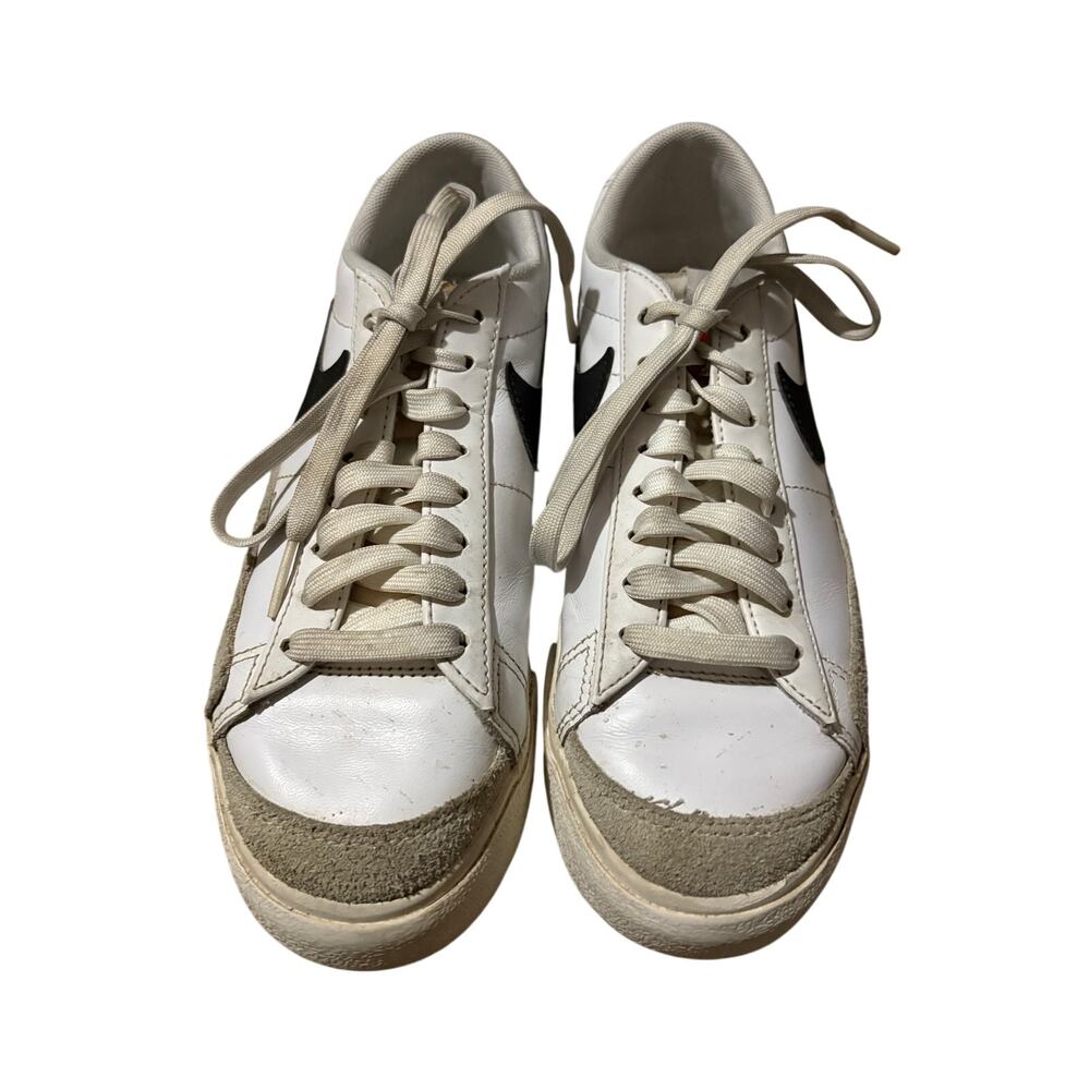 Nike Blazer Low Platform Women's White/Black Sail DJ0292-101 Size 6 (Youth/GS)